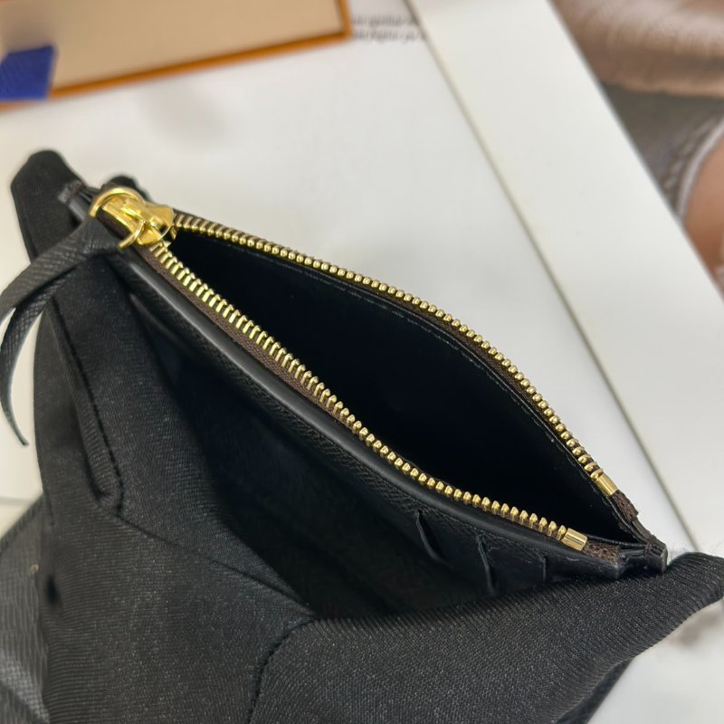 LOUIS VUITTON Victorine信封三折短夾 - 拚色-4