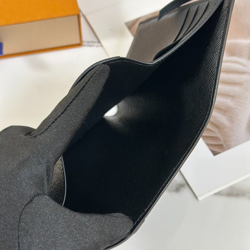 LOUIS VUITTON Victorine信封三折短夾 - 拚色-5