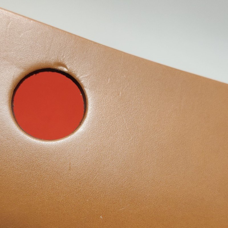 Hermes Herbag31馬鞍釘鎖扣單肩包Hunter牛皮帆布銀扣橘色棕色U刻-22