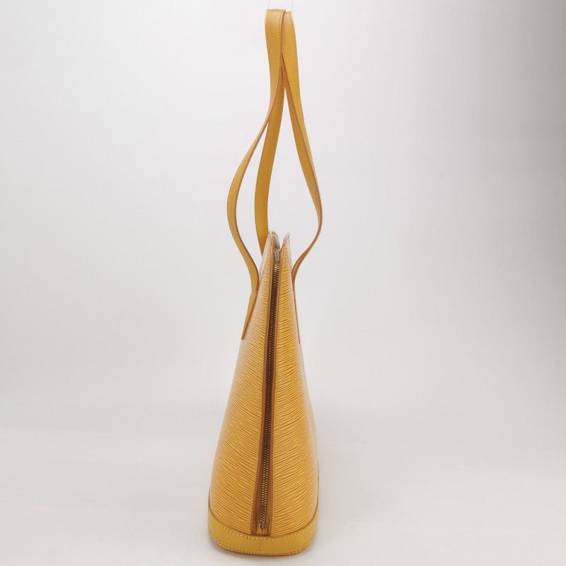 Louis Vuitton(LV)Lussac牛皮純色中古單肩包-3