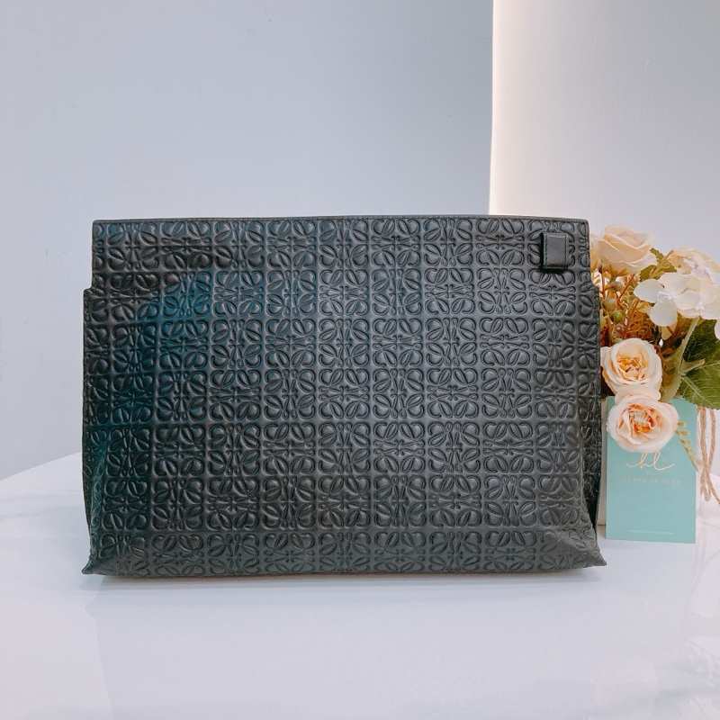 MS0465 LOEWE 羅威經典花紋手拿包包T POUCH ANAGRAM REPEAT CALFSKIN-1