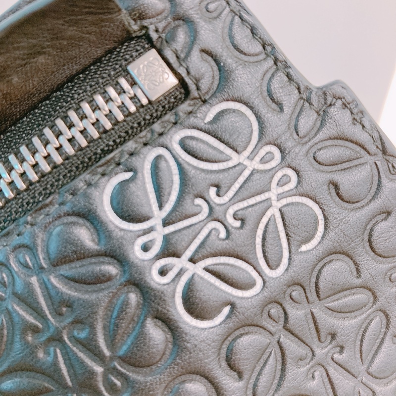 MS0465 LOEWE 羅威經典花紋手拿包包T POUCH ANAGRAM REPEAT CALFSKIN-5