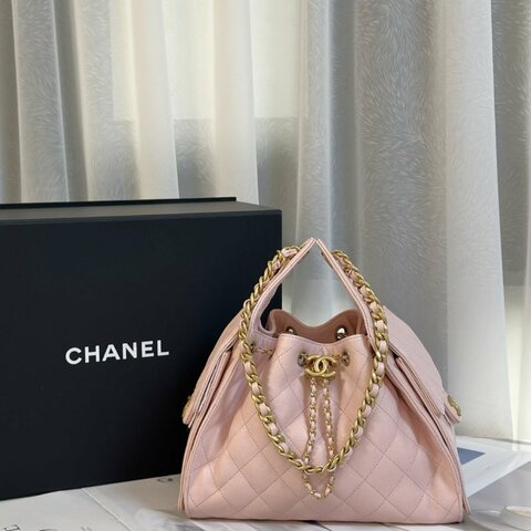 CHANEL 25 Hobo bag - 小號櫻花粉金