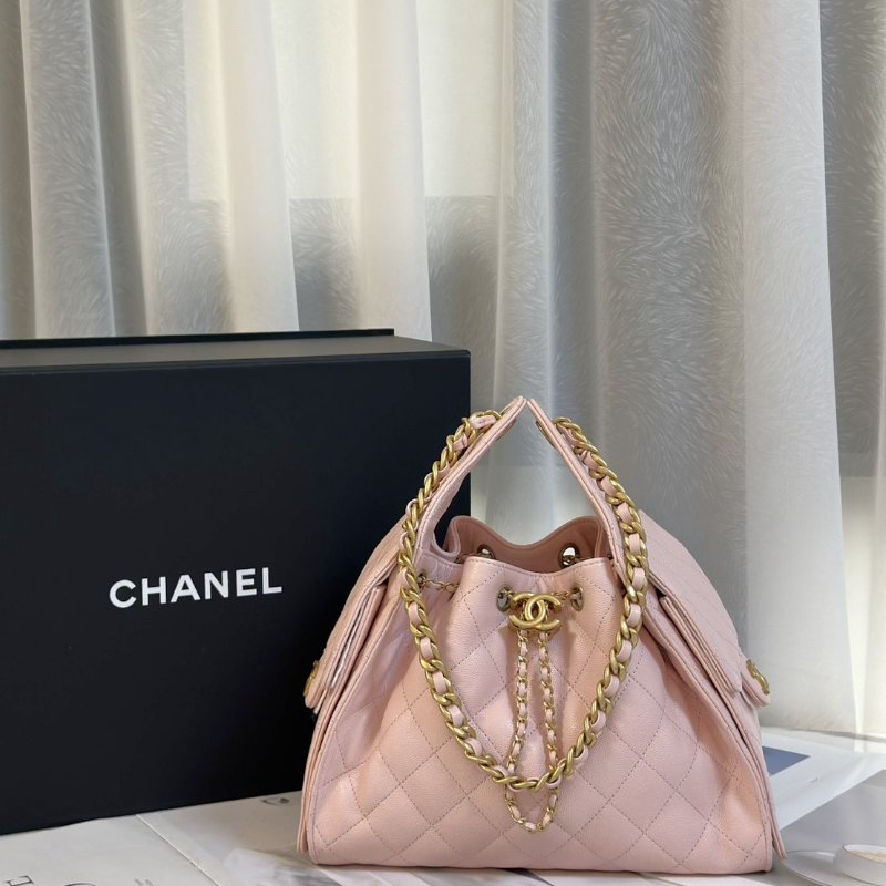CHANEL 25 Hobo bag - 小號櫻花粉金-0