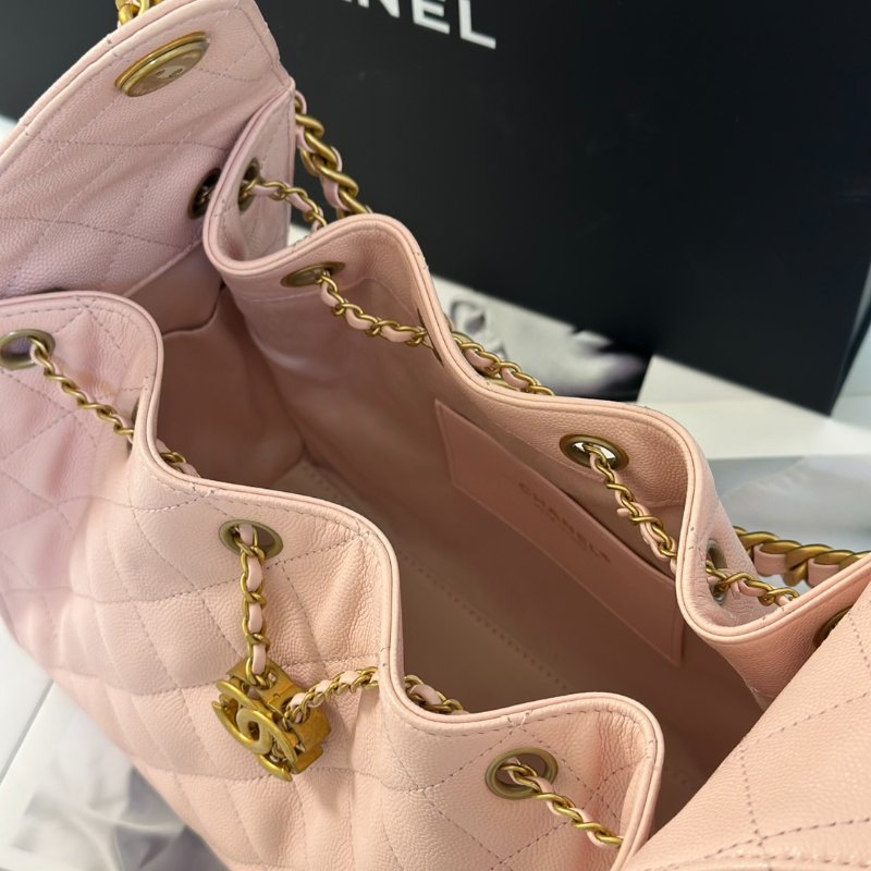 CHANEL 25 Hobo bag - 小號櫻花粉金-6