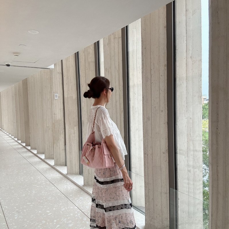 CHANEL 25 Hobo bag - 小號櫻花粉金-9