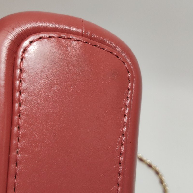 Chanel Gabrielle流浪包小號牛皮拼色菱格絎縫雙鏈條設計單肩包-21