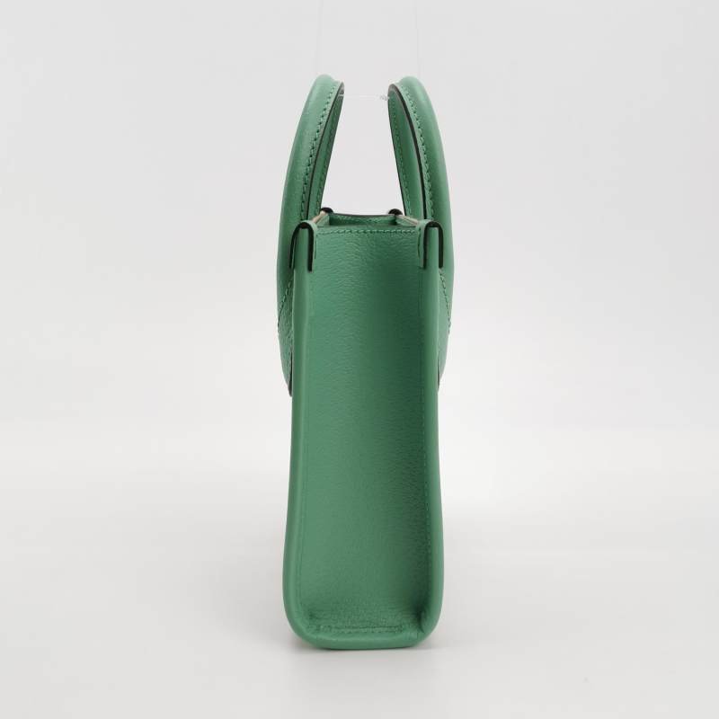 Gucci Jumbo迷你牛皮帆布雙G老花手提包單肩包-2