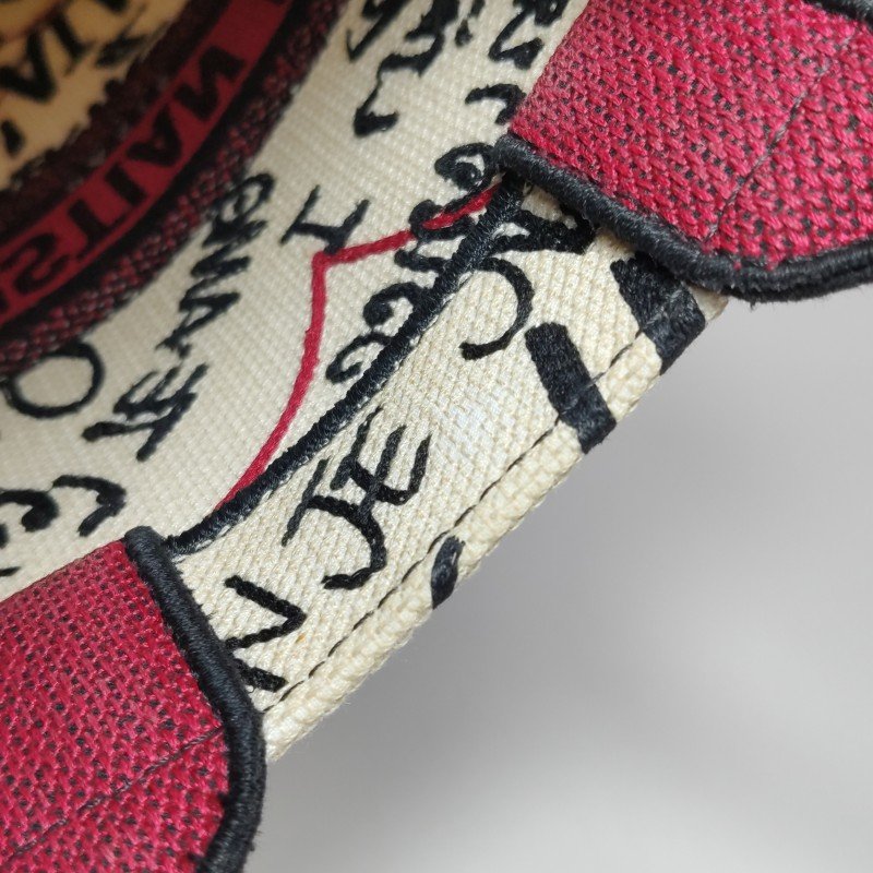 Dior BookTote小號帆布七夕限定塗鴉手提包-8