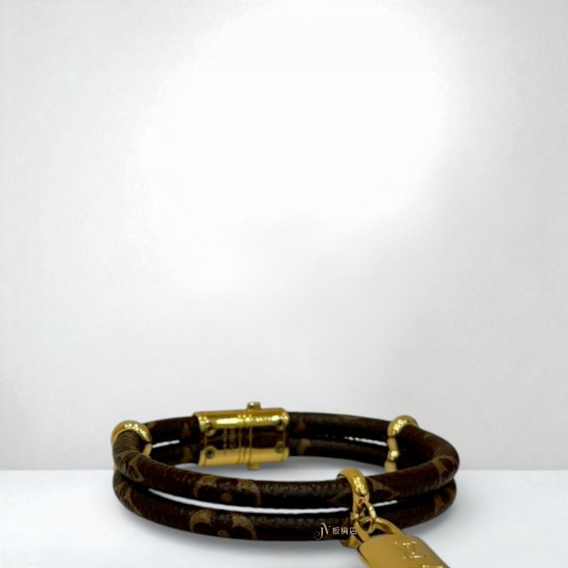 LV Keep It Twice鎖頭原花手環M8109E-2