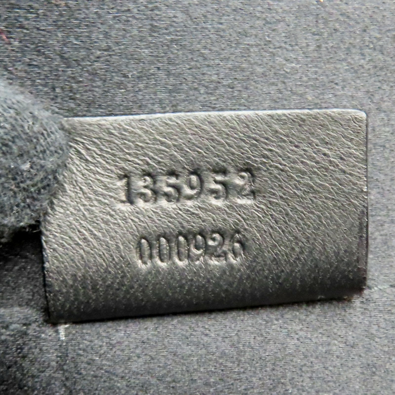 黑色 蛇革 珠寶龍形翻蓋包 手提包【GUCCI 古馳】 135952-8