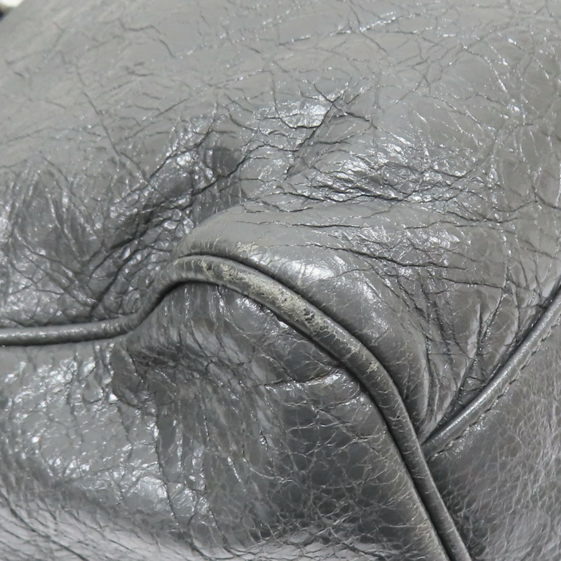 灰色 山羊皮 Classic Velo 兩用包【BALENCIAGA 巴黎世家】 235216-11