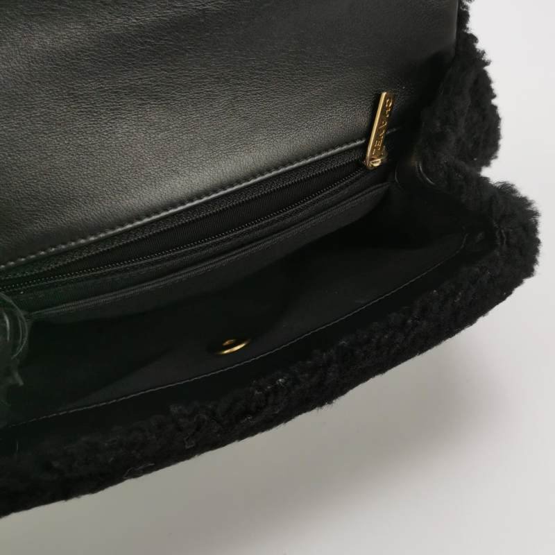 Chanel Coco Handle小号牛皮绒面优雅手柄斜挎包-6