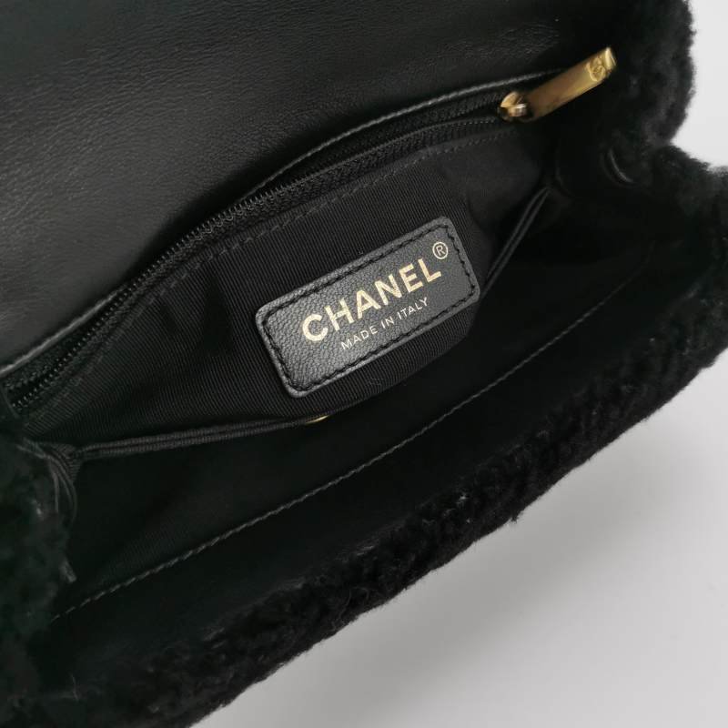 Chanel Coco Handle小号牛皮绒面优雅手柄斜挎包-7