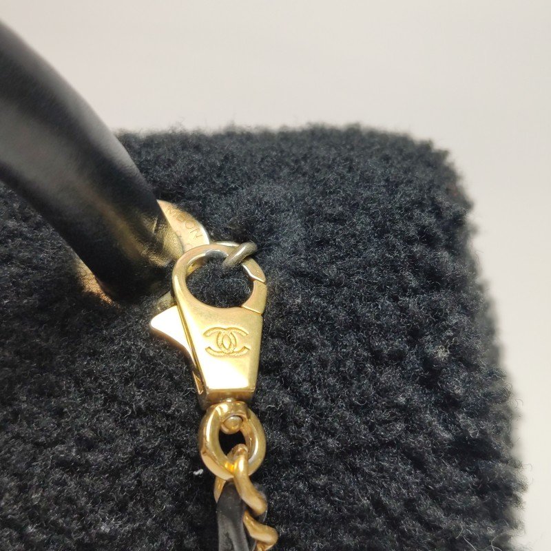 Chanel Coco Handle小号牛皮绒面优雅手柄斜挎包-12