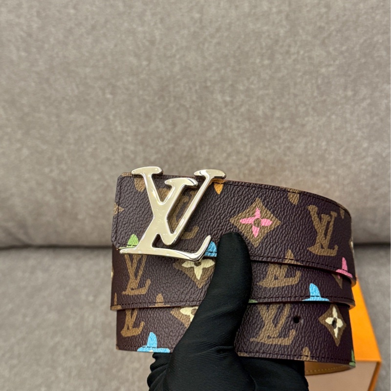 LV Tyler限量老花皮帶-3