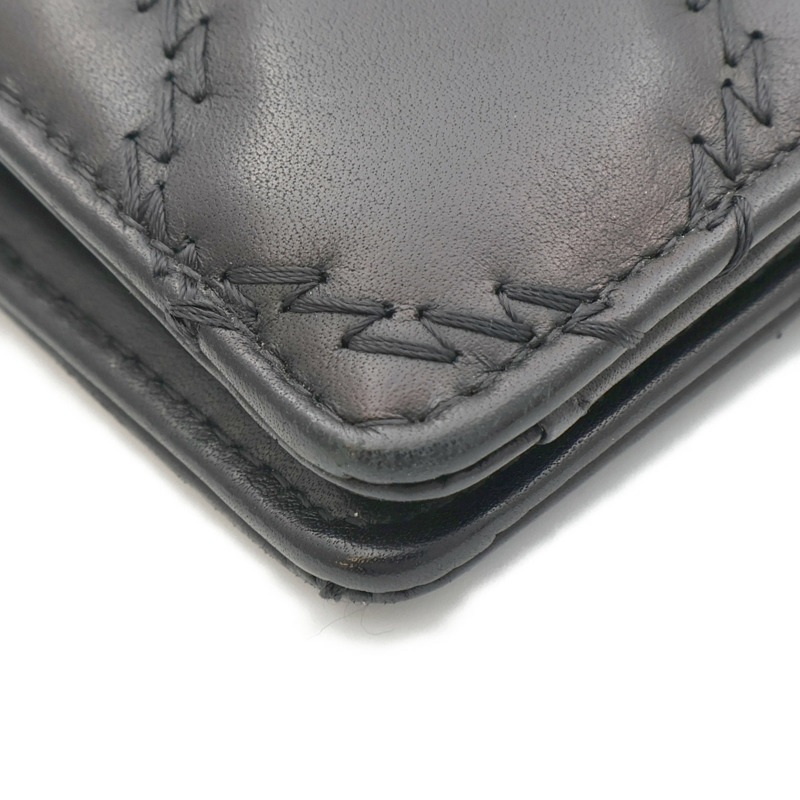 CHANEL 羊皮皮革Long Wallet銀扣長錢包-10