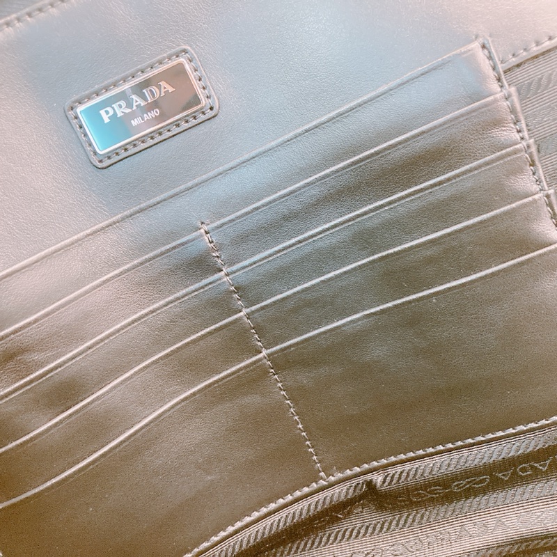 MS0467 PRADA 哥普拉十字皮紋手拿包包CLUTCH 33CM SAFFIANO CALFSKIN-13