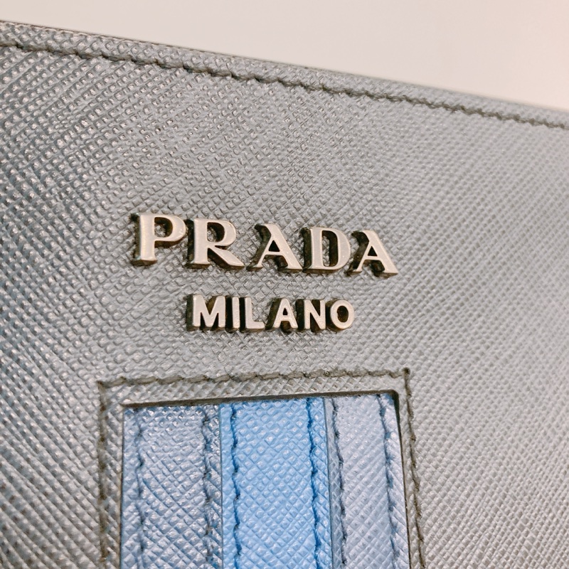 MS0467 PRADA 哥普拉十字皮紋手拿包包CLUTCH 33CM SAFFIANO CALFSKIN-17
