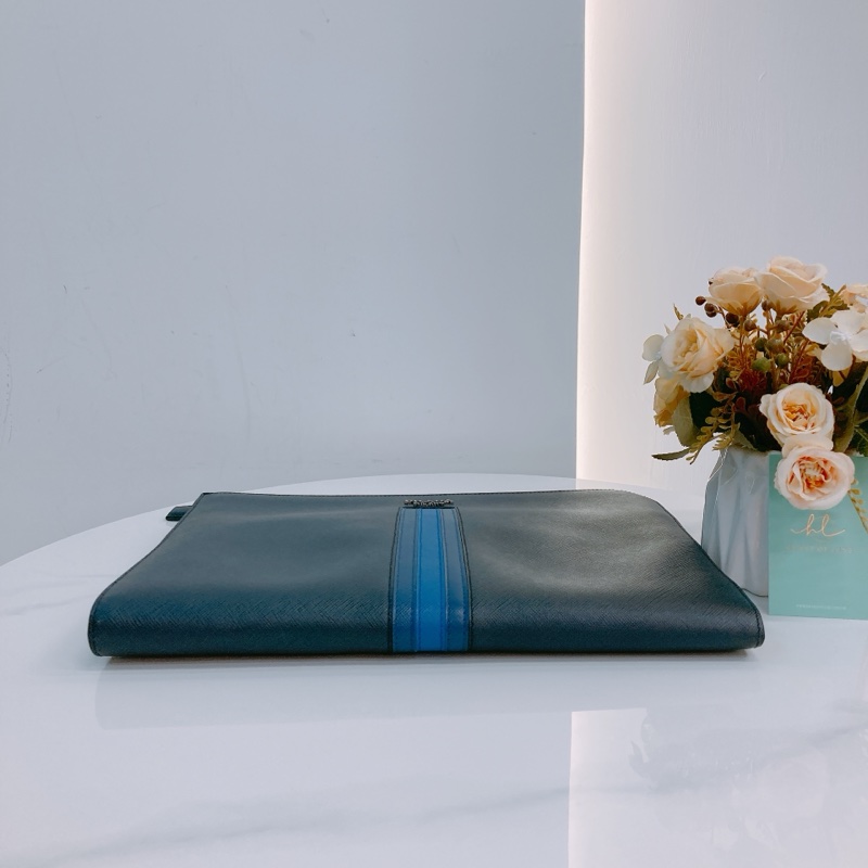 MS0467 PRADA 哥普拉十字皮紋手拿包包CLUTCH 33CM SAFFIANO CALFSKIN-21