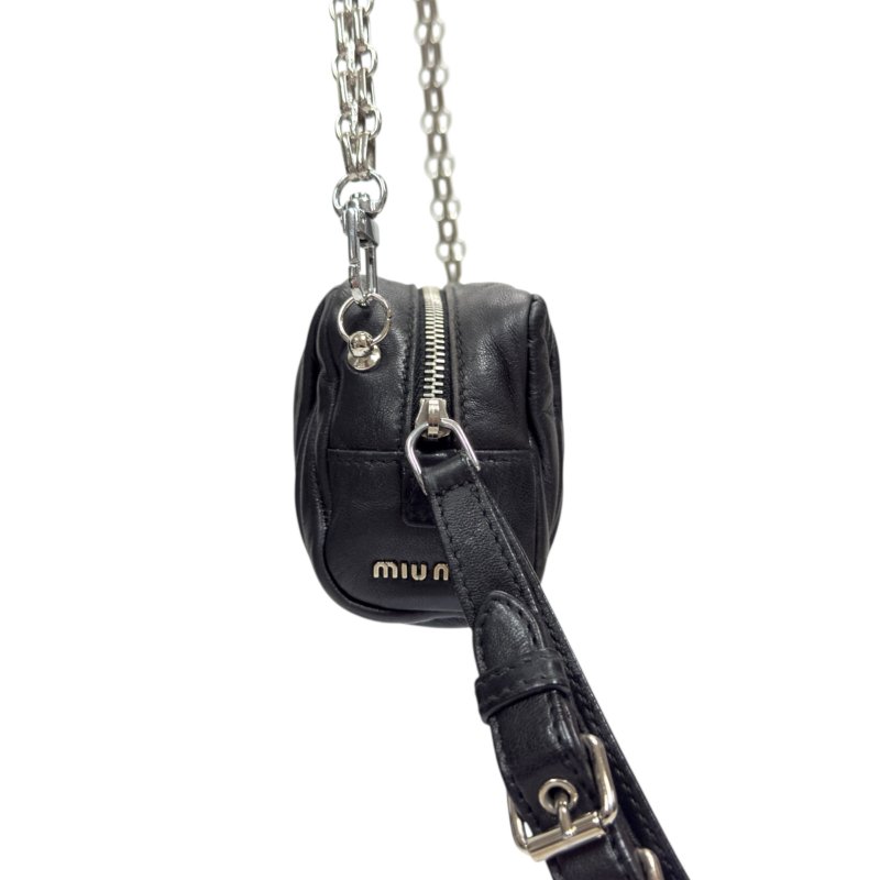 MIU MIU *自加鏈＞送無品牌扣＋無品牌鏈帶* 斜揹 迷你小包-6