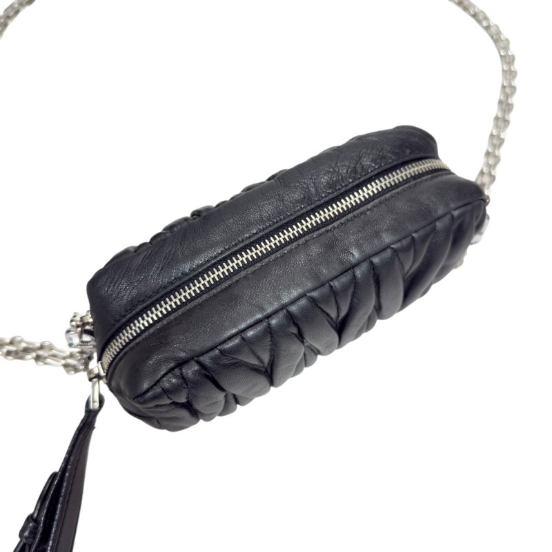 MIU MIU *自加鏈＞送無品牌扣＋無品牌鏈帶* 斜揹 迷你小包-14