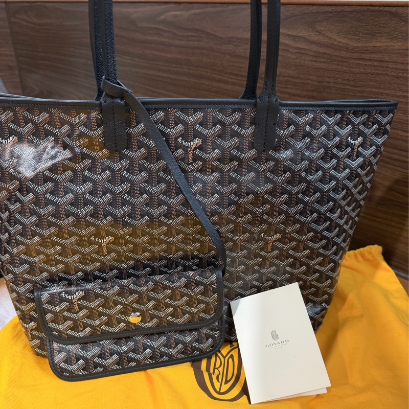 Goyard Saint Louis PM Bag 黑色-0