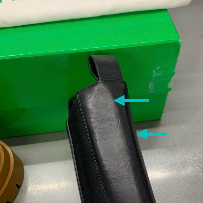 Bottega Veneta葆蝶家 Tire Chelsea 時尚 套穿 中筒 切爾西靴 女款 黑色-7