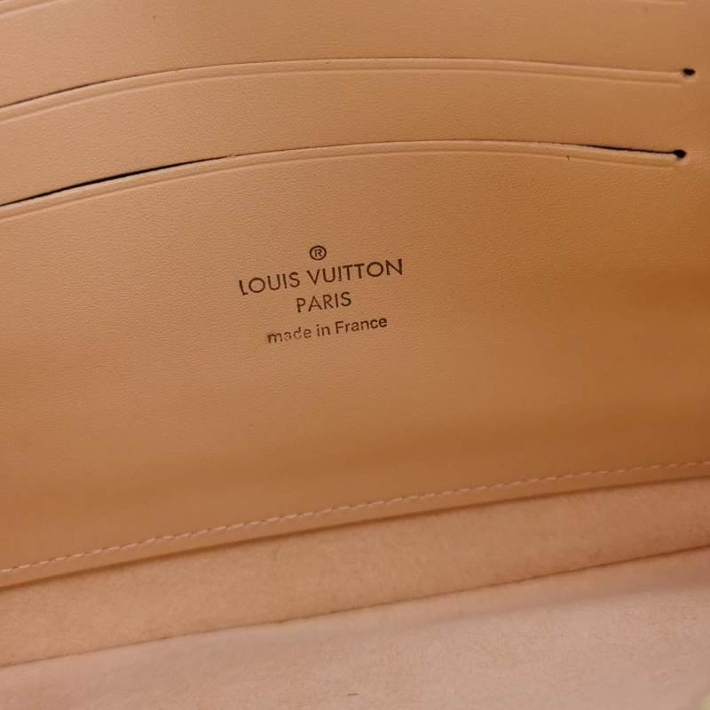 Louis Vuitton(LV)Pochette Double Zip牛皮棋盤格字母Logo斜挎包斜挎包-7