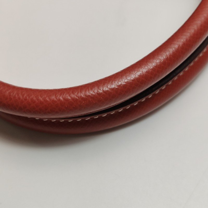 Hermes Bolide保齡球包35弧線造型手提包Epsom牛皮銀扣5Q威尼斯紅T刻-13