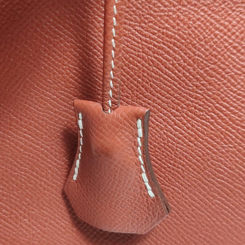 Hermes Bolide保齡球包35弧線造型手提包Epsom牛皮銀扣5Q威尼斯紅T刻-18