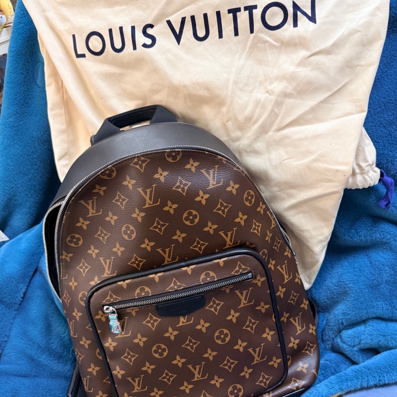 路易威登 LOUIS VUITTON 經典帆布 JOSH後背包 晶片款 附防塵袋-14