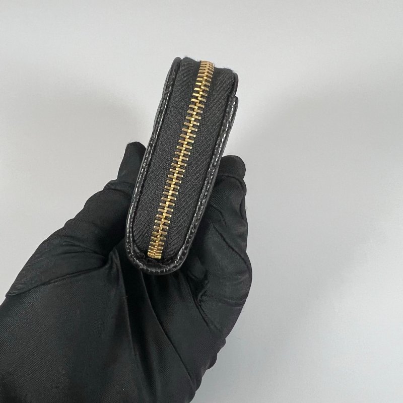 全新品 CHANEL CFㄇ拉零錢包荔枝黑  AP0216/晶片款-3