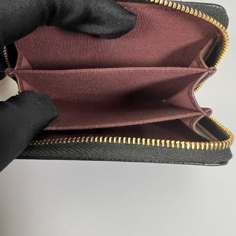 全新品 CHANEL CFㄇ拉零錢包荔枝黑  AP0216/晶片款-4