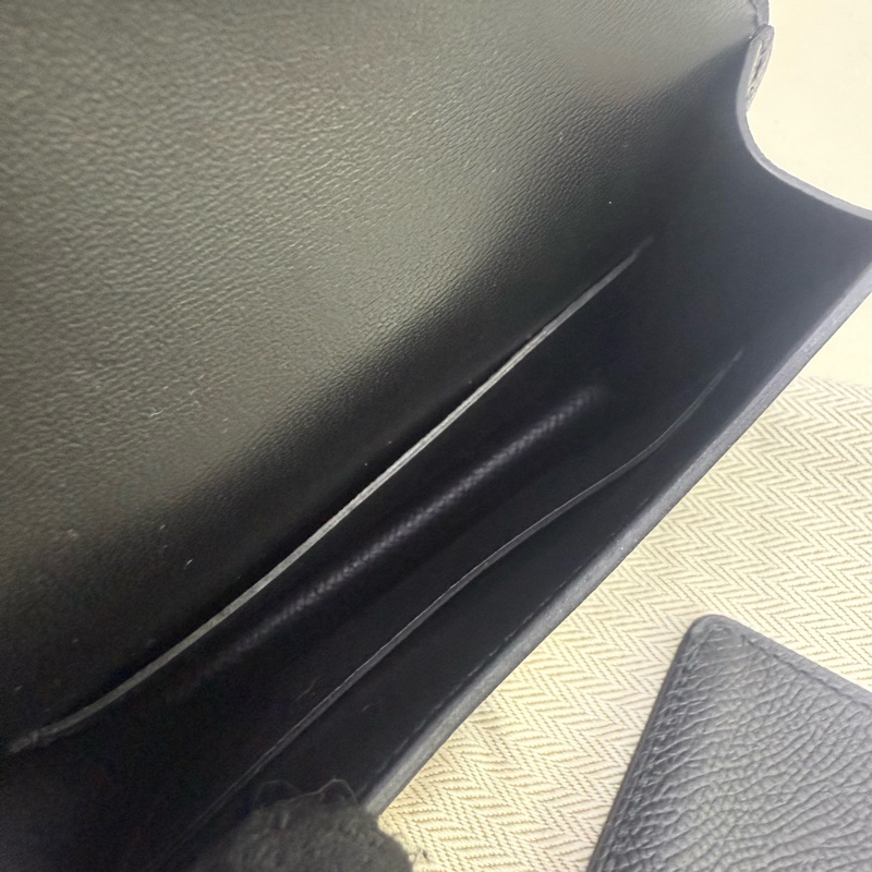 Hermes Constance Slim 黑金Wallet-6