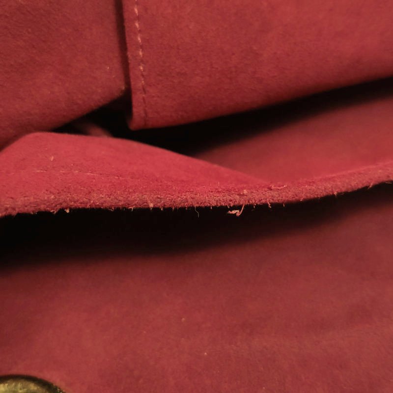 Louis Vuitton(LV)Ursula中號植鞣革白三彩推鎖搭扣包單肩包-10