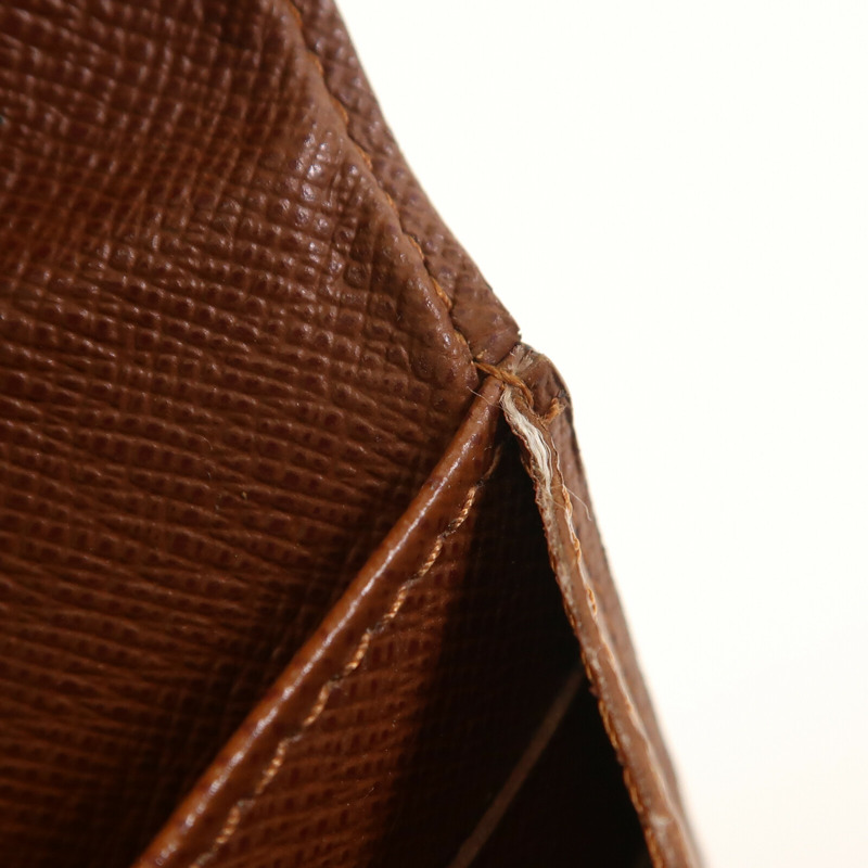 LOUIS VUITTON Monogram Long Wallet金扣長錢包-14