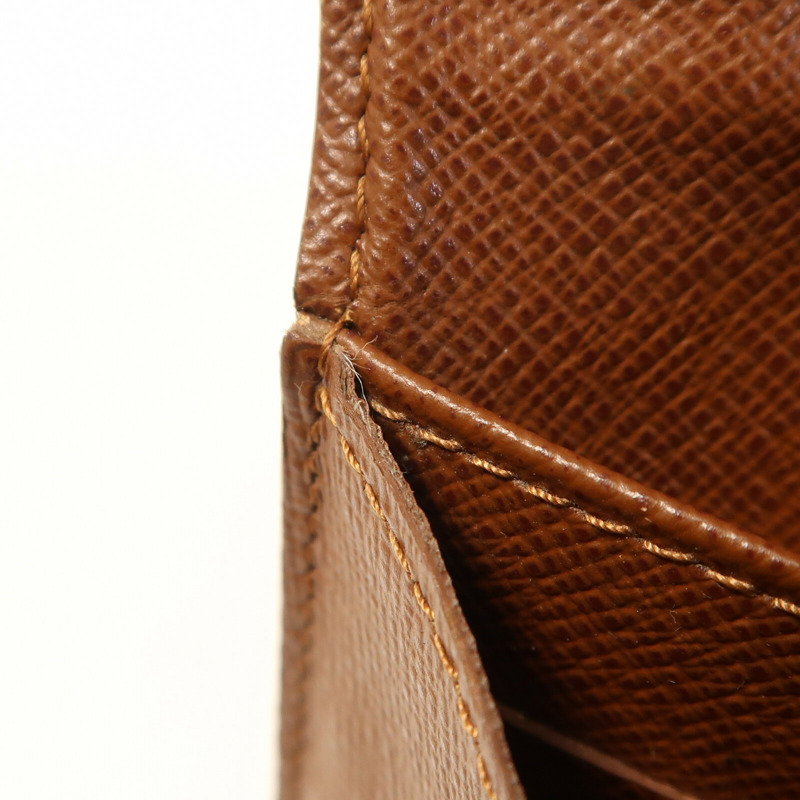 LOUIS VUITTON Monogram Long Wallet金扣長錢包-15