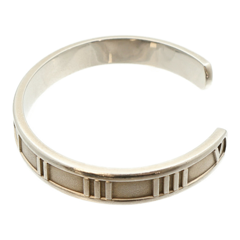 TIFFANY＆CO 925純銀Atlas Roman Numeral Cuff手鐲-1