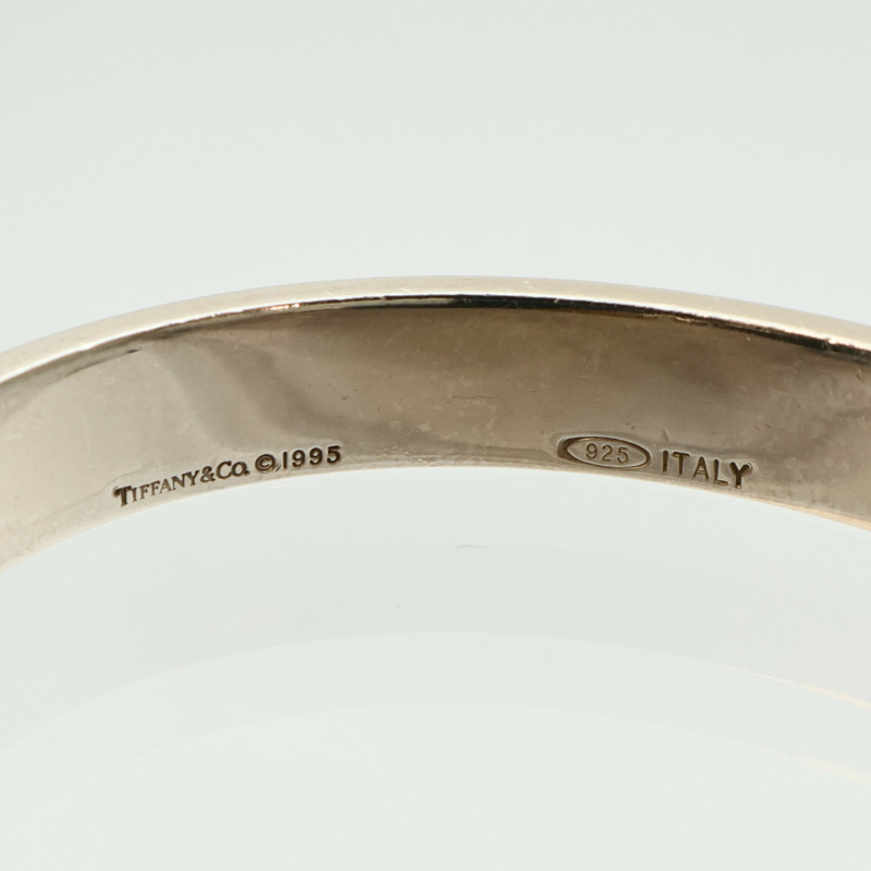 TIFFANY＆CO 925純銀Atlas Roman Numeral Cuff手鐲-4