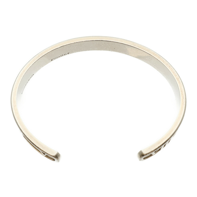 TIFFANY＆CO 925純銀Atlas Roman Numeral Cuff手鐲-9