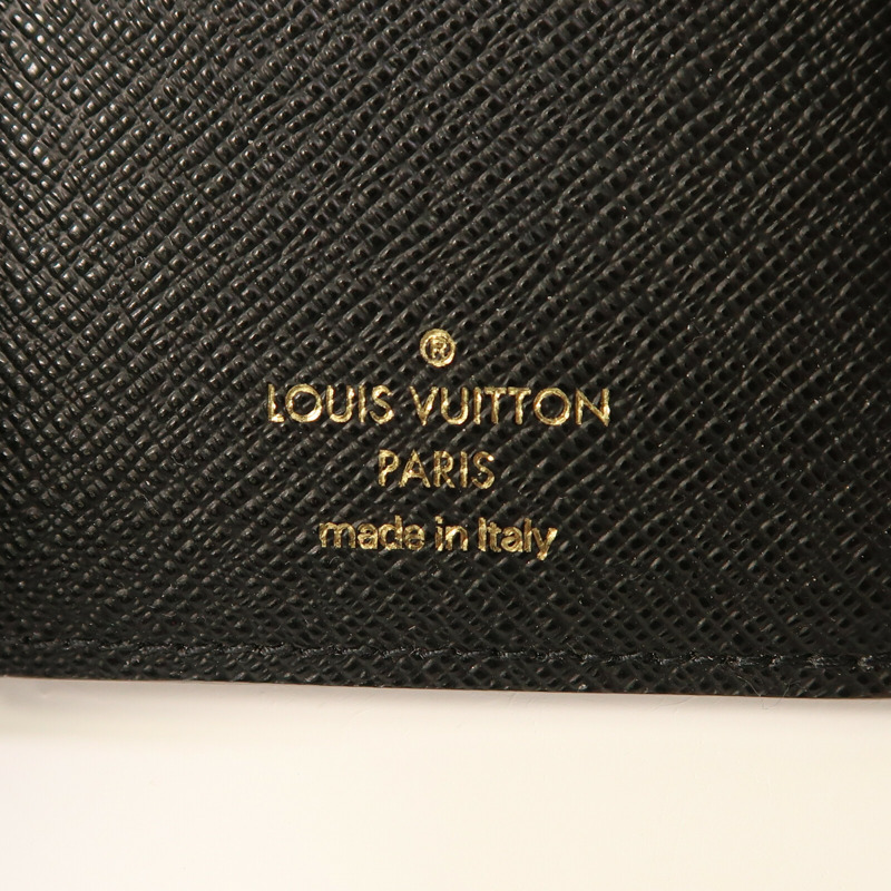 LOUIS VUITTON Monogram/Monogram Reverse Victorine Wallet金扣錢包棕色-11