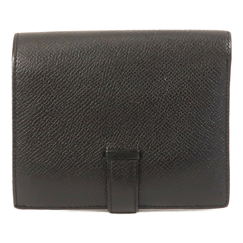 HERMES Epsom皮革Bearn Compact Wallet金扣錢包-1