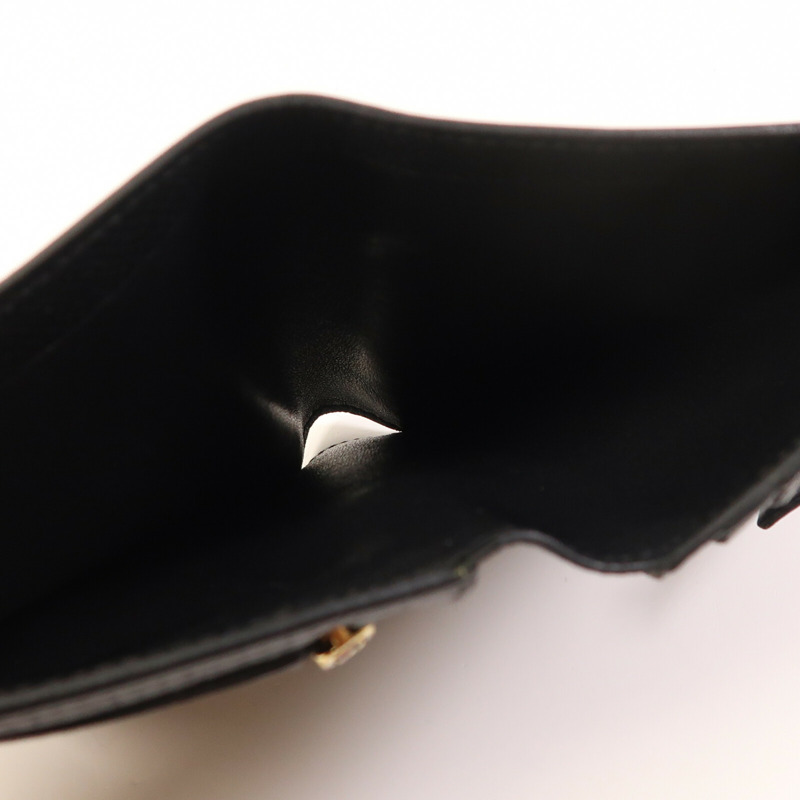 HERMES Epsom皮革Bearn Compact Wallet金扣錢包-13