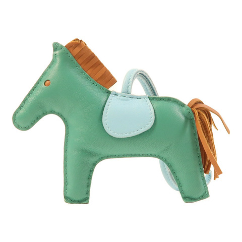 HERMES Milo皮革Rodeo GM掛飾