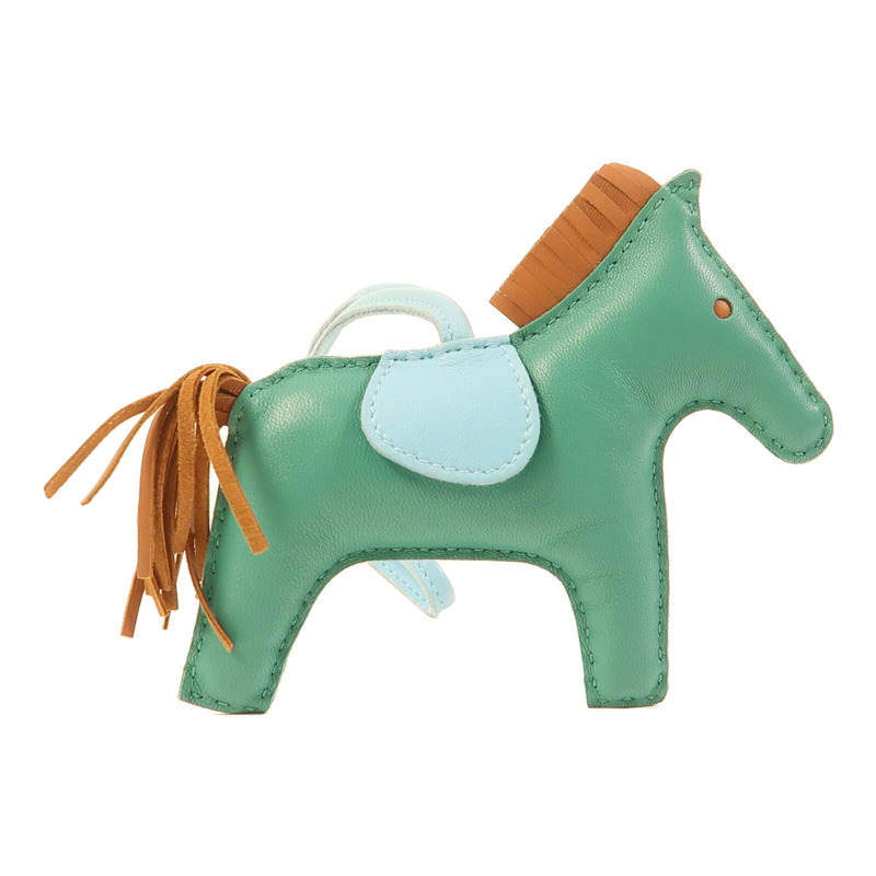 HERMES Milo皮革Rodeo GM掛飾-1