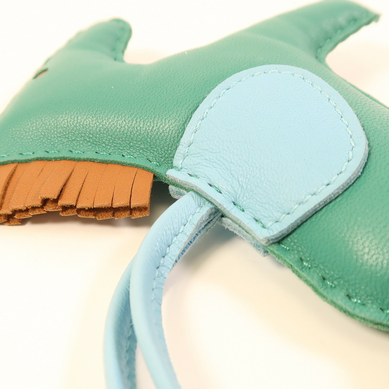 HERMES Milo皮革Rodeo GM掛飾-3