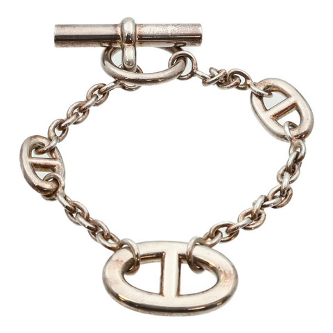HERMES 925純銀Faradole Bracelet銀扣手鏈
