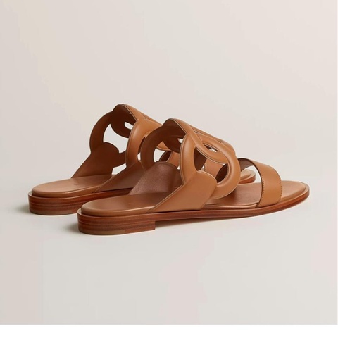 全新 Full Set 現貨 Hermès Lagune Sandals Neutrel Size 38 碼