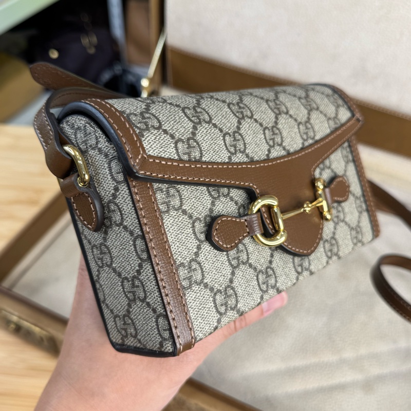 上架中🔑Gucci Horsebit 1955馬銜釦迷你盒子斜背包🤎🩶經典釋出-2